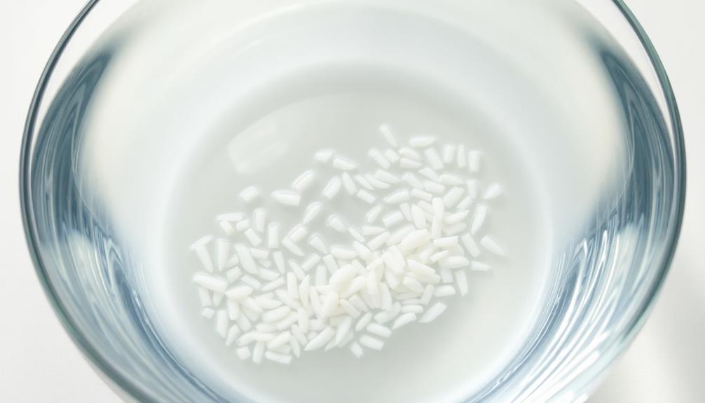 soak rice in water