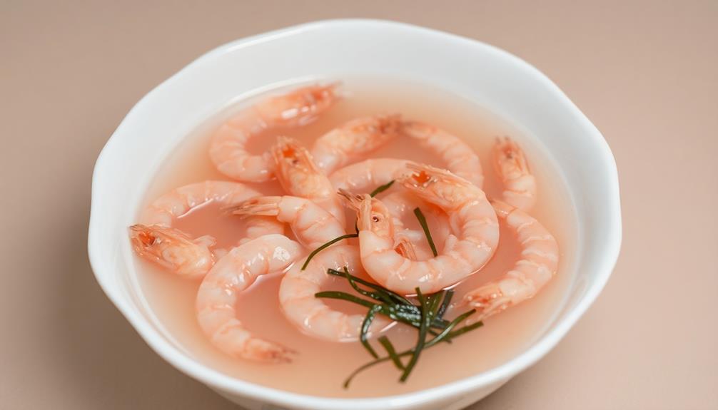 soak shrimp for 30 minutes