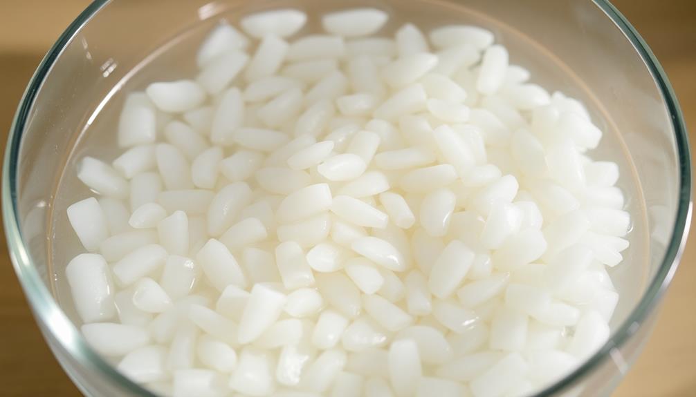 soak sweet rice overnight