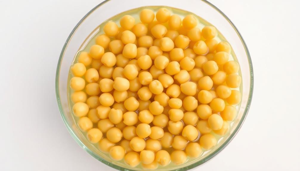 soak yellow split peas