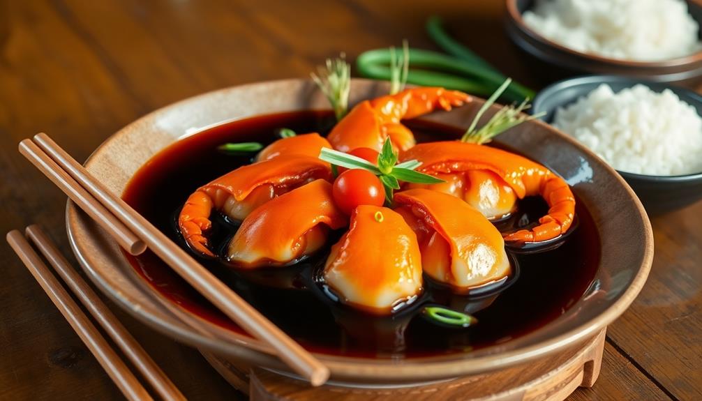 soy sauce raw crab