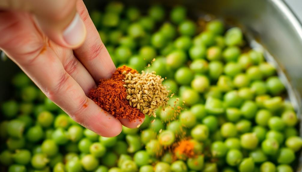 spice infusion for peas