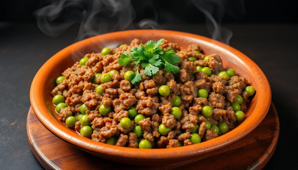 spiced ground meat curry