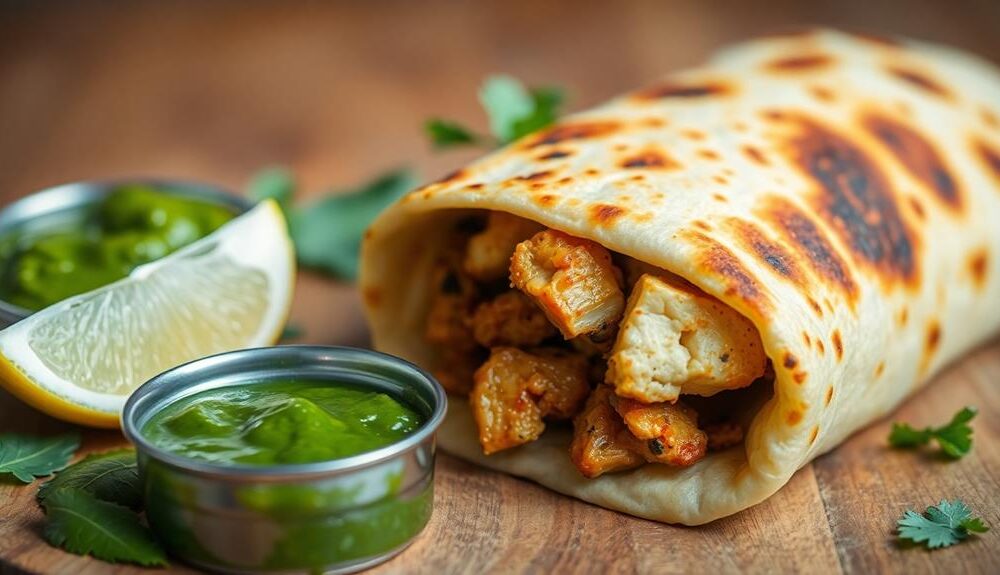 spiced indian street food