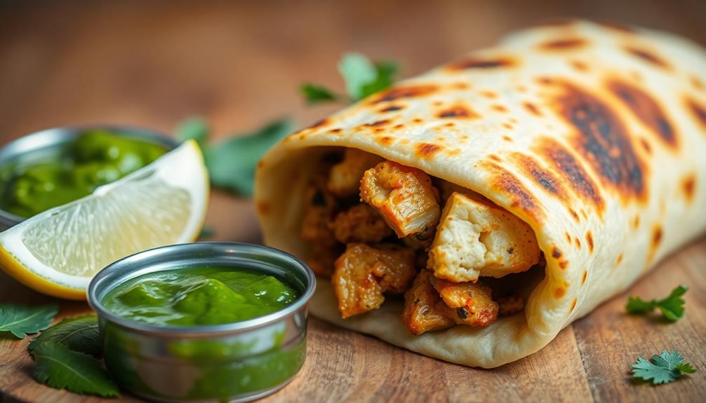 spiced indian street food