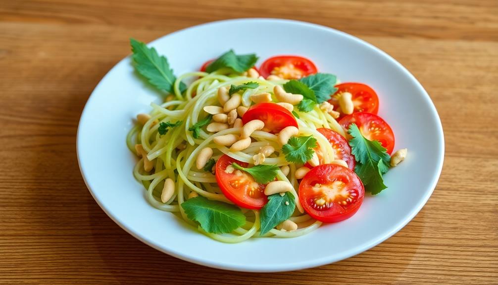 spicy green papaya salad