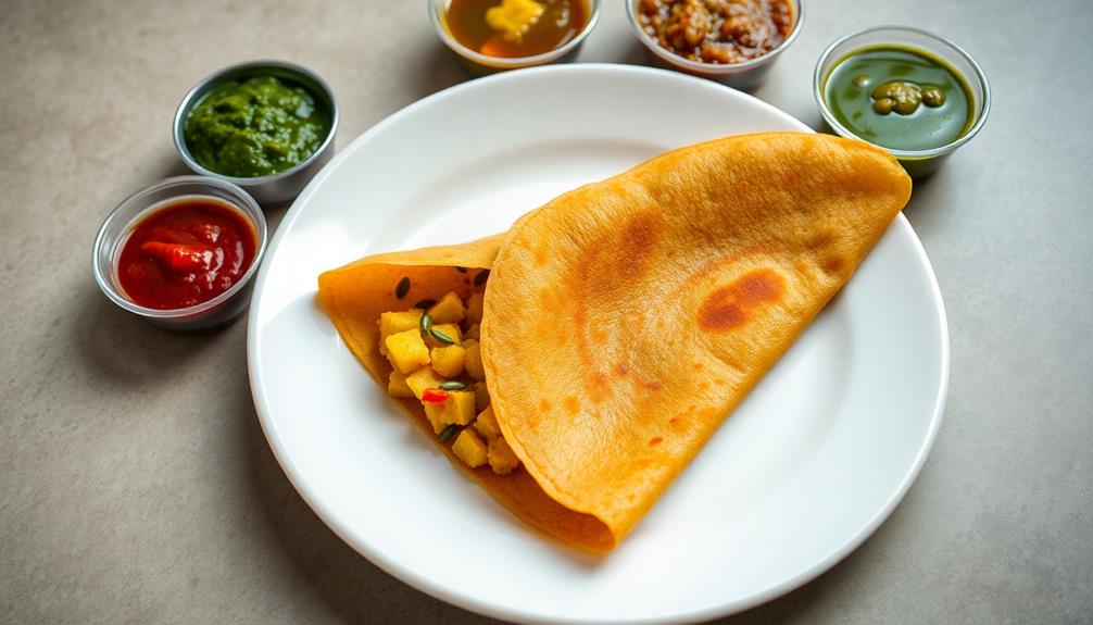 spicy south indian crepe