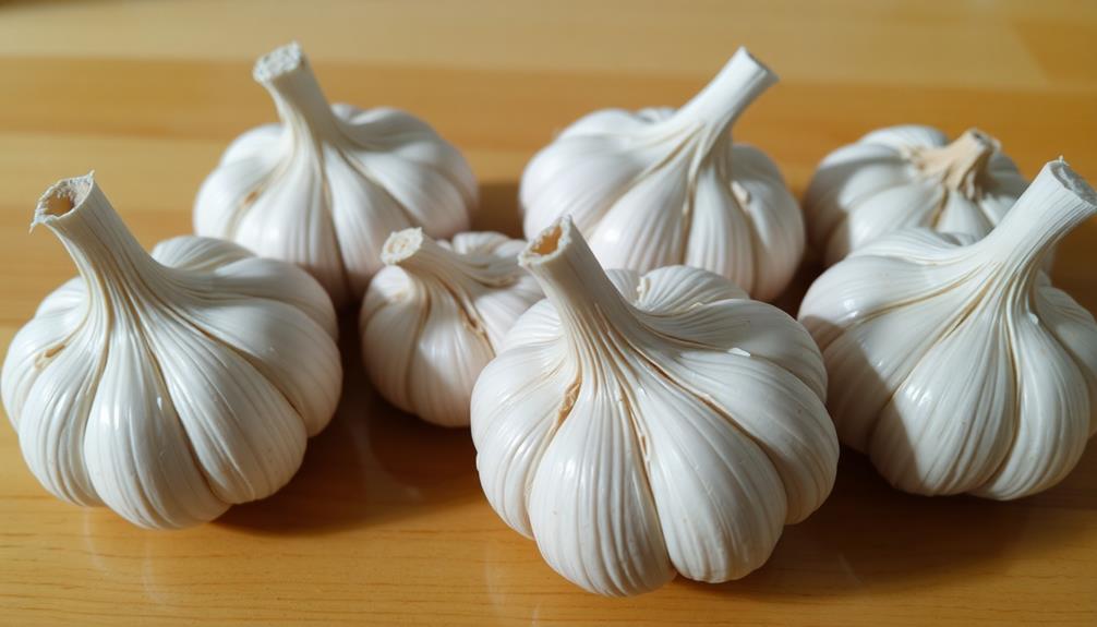 start with cleaned garlic