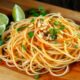 stir fried rice noodles dish