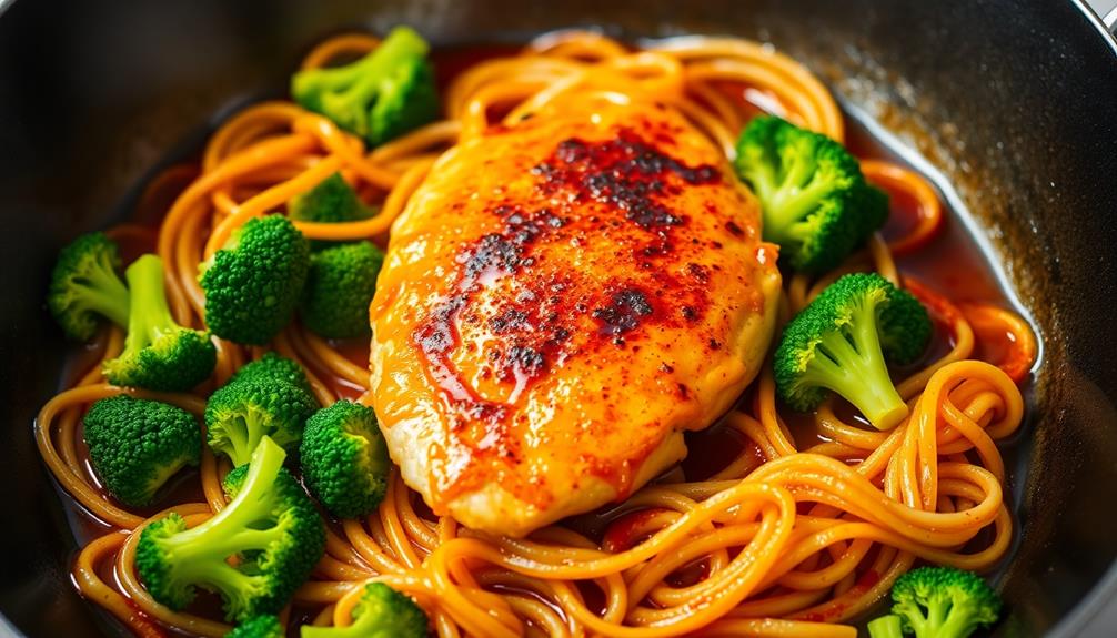 stir fry noodles with sauce