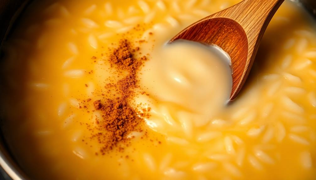 stir in cinnamon sugar