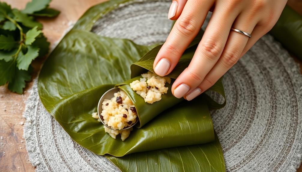 stuff and roll grape leaves