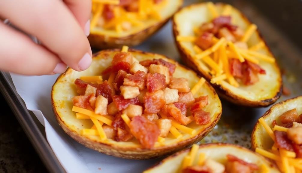 stuff potato shells fully
