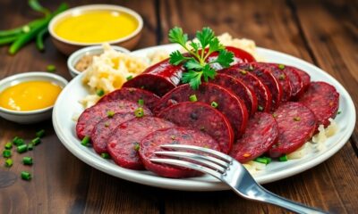 sundae blood sausage dish