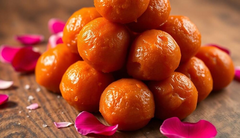 sweet indian dessert balls