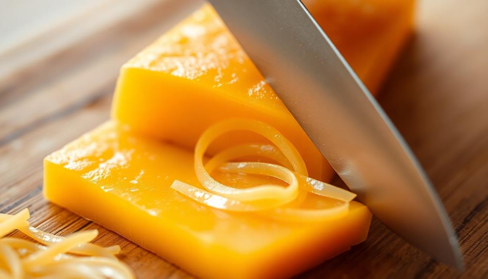 thinly slice the bottarga