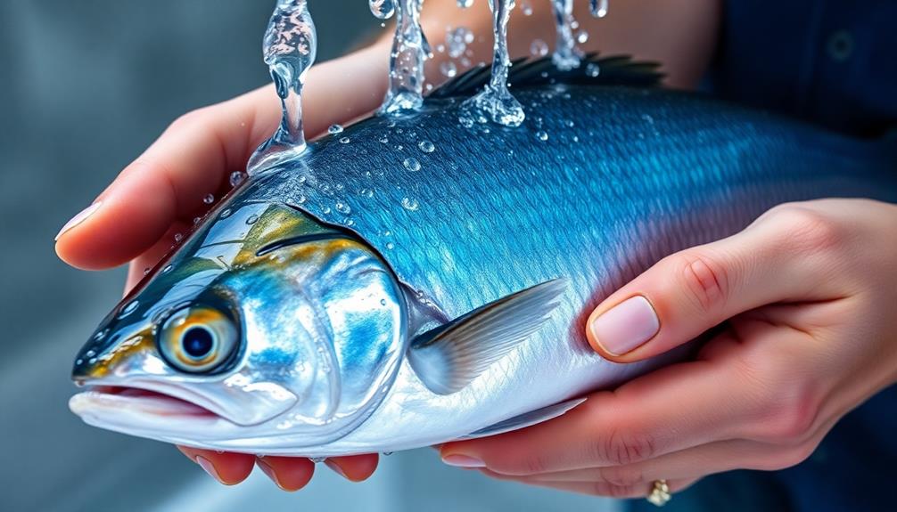 thoroughly rinse the fish