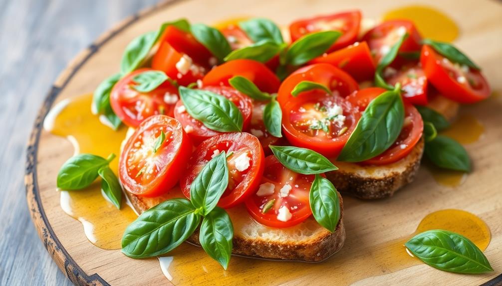 tomato basil bruschetta delight