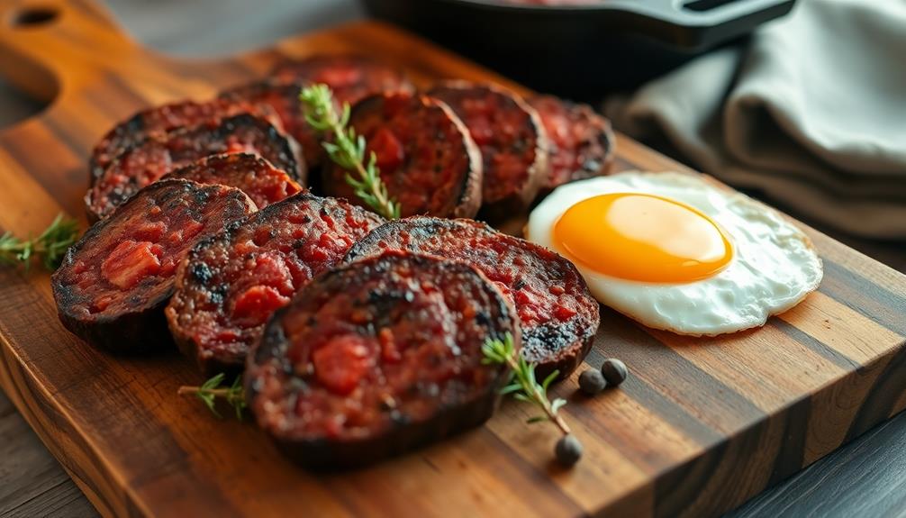 traditional blood sausage dish