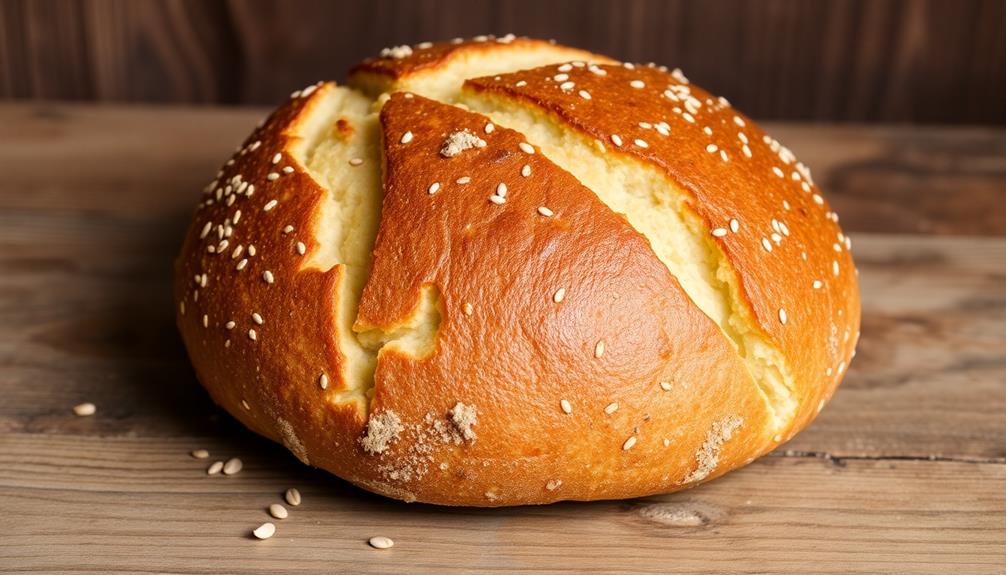 traditional greek country bread