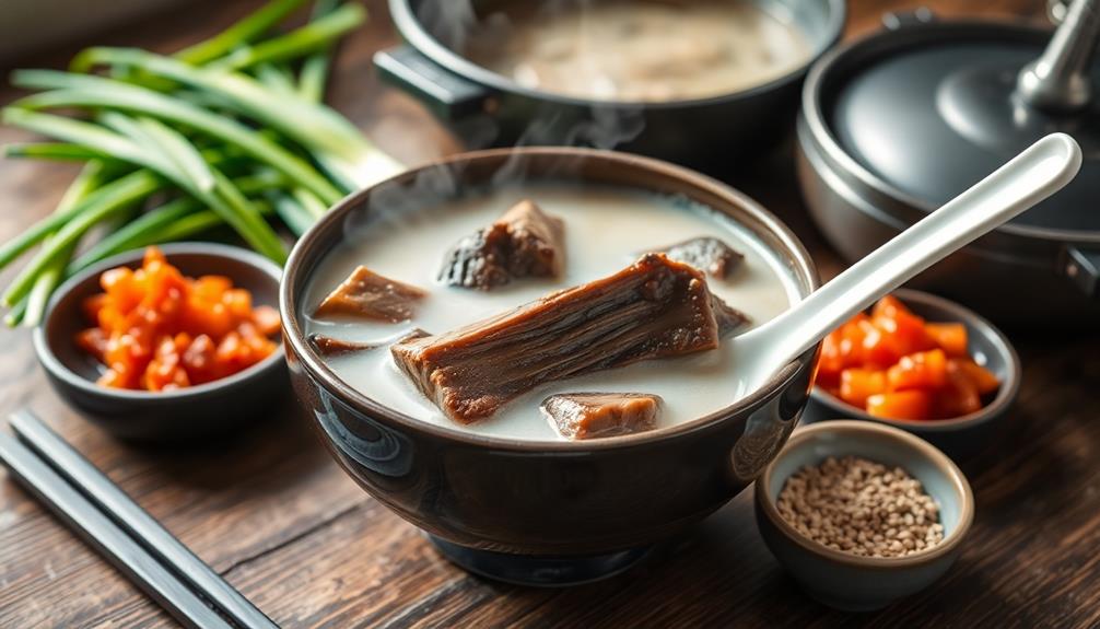 traditional korean ox soup