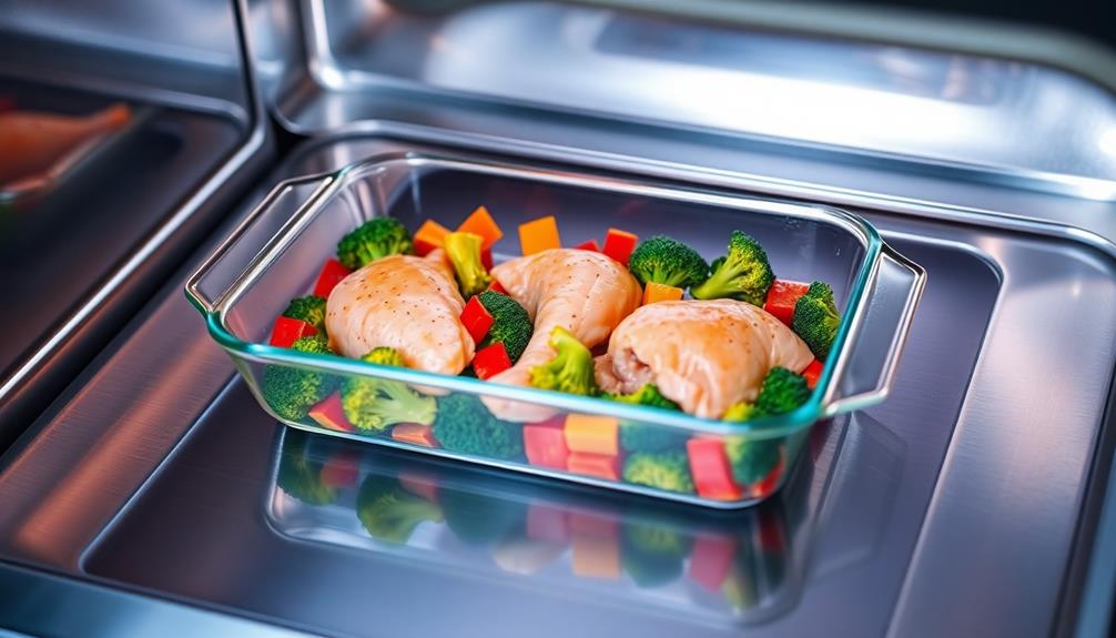 ultrasound cooker placement step