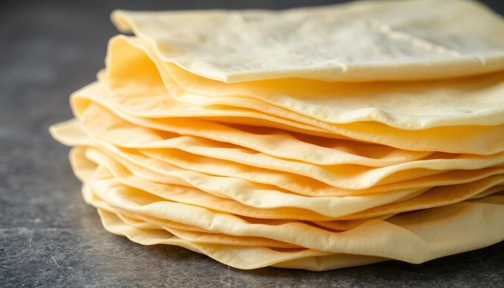 unroll phyllo dough sheets