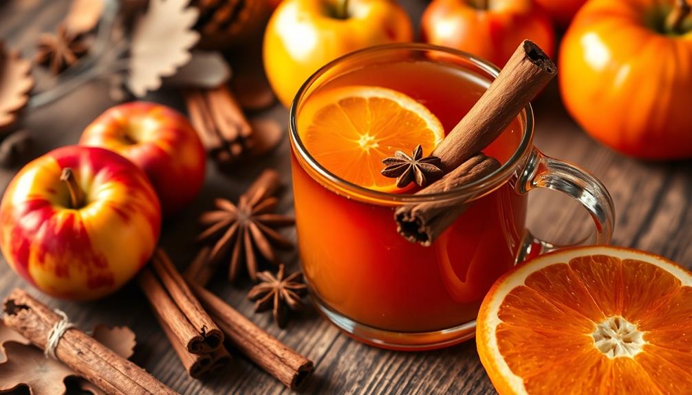 warm autumn beverage delight