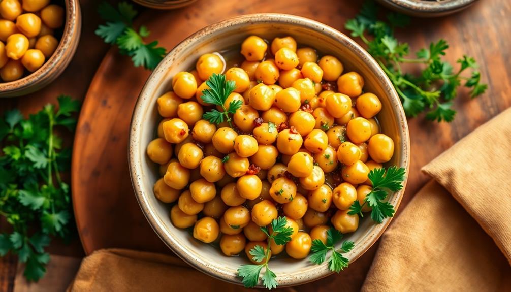 warm chickpea dish delight