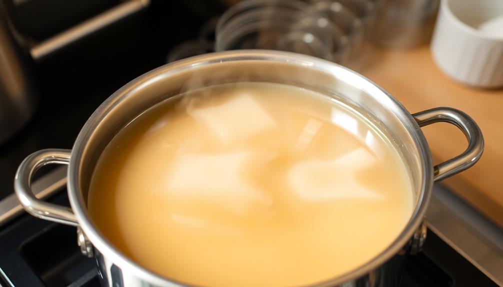 warm the dashi broth