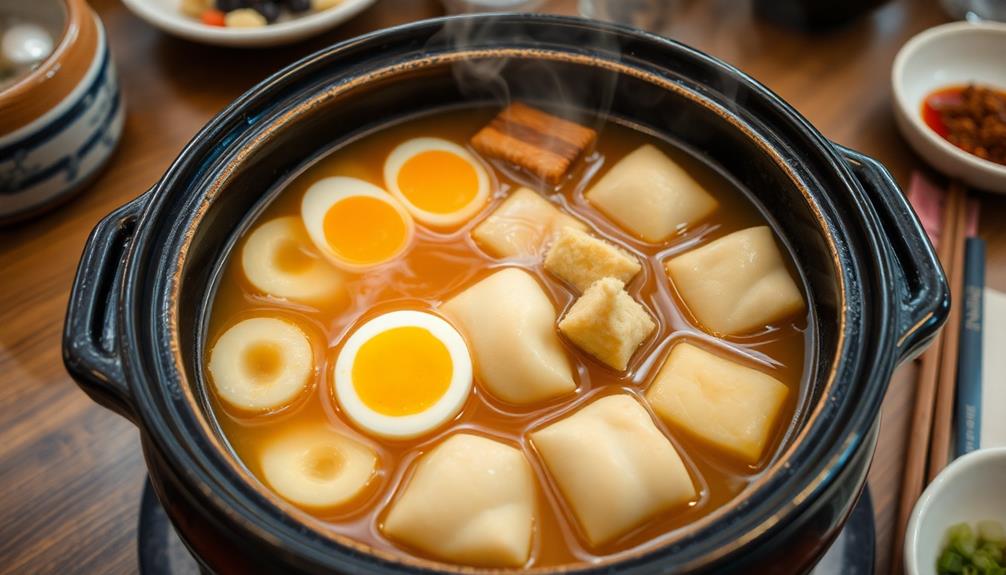 warm winter hotpot dish