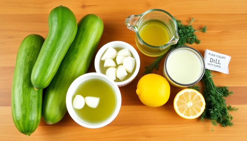 wash and peel cucumbers