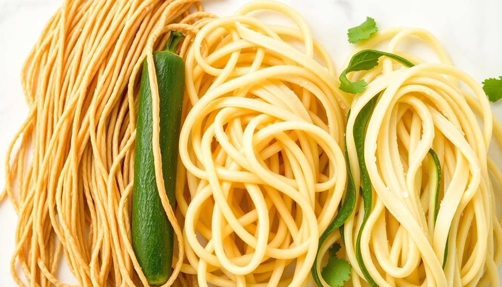 wheat free pasta options available