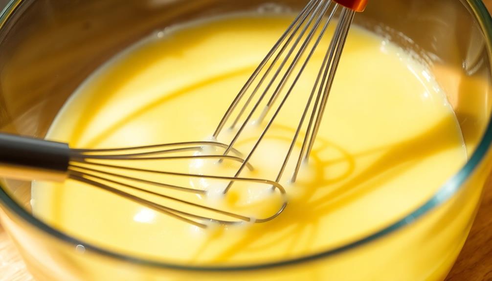 whisk wet ingredients together
