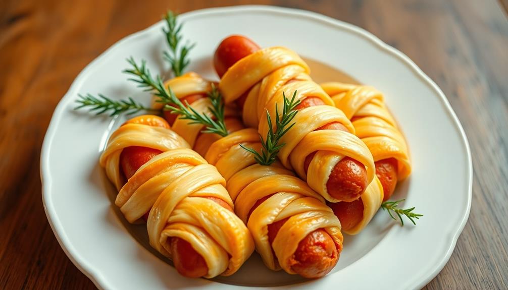 wrapped hot dog treats