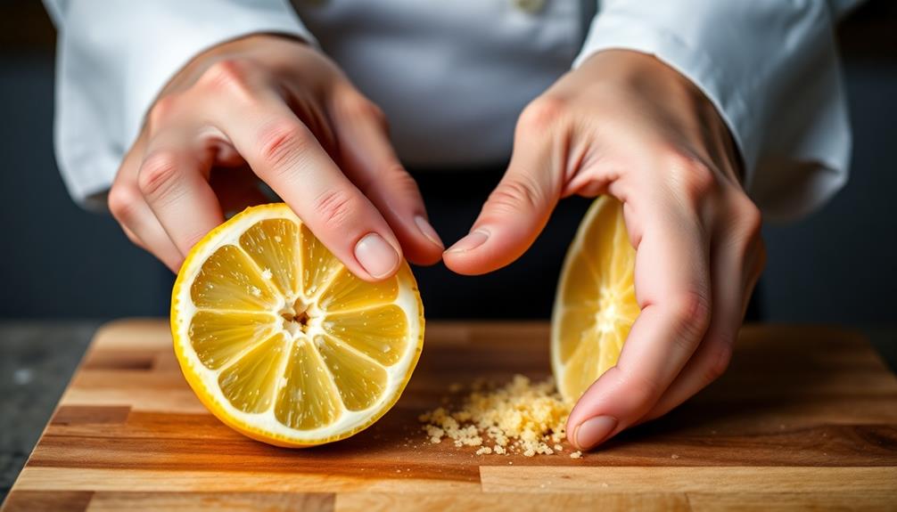 zest yuzu thoroughly step 1