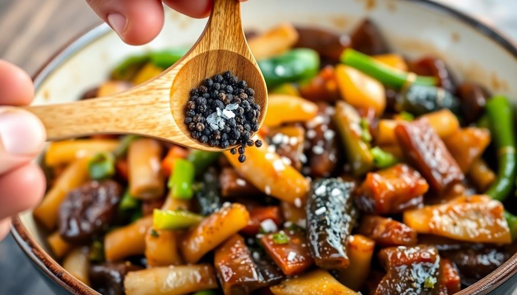 add preferred seasonings now