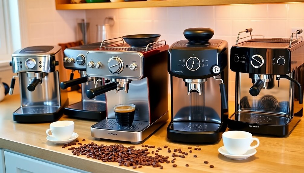 affordable espresso machine selection