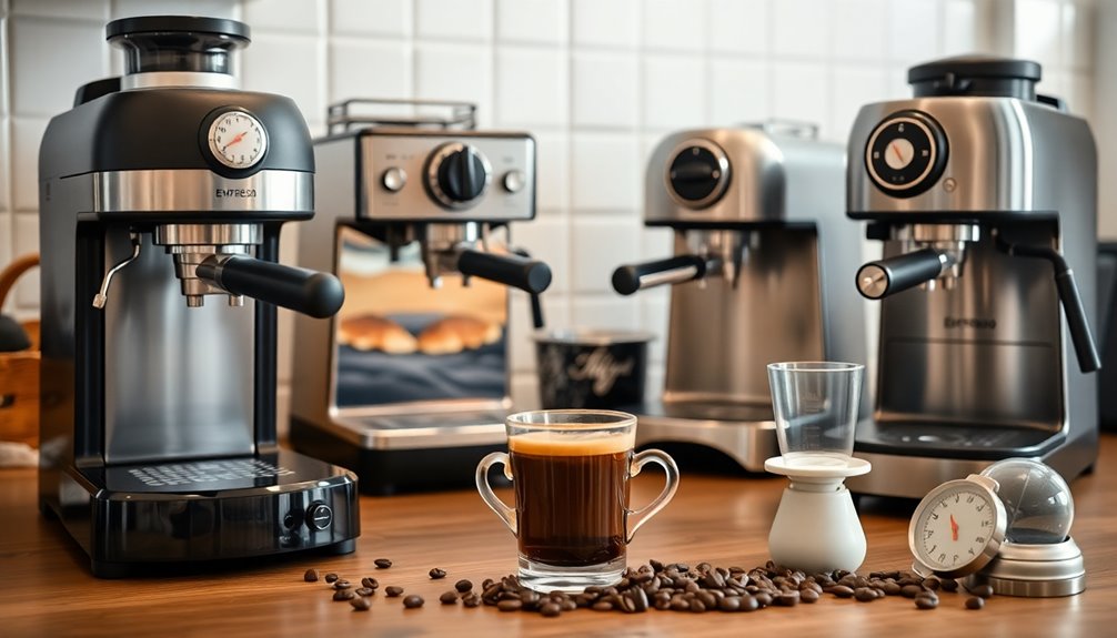 affordable espresso machine selection