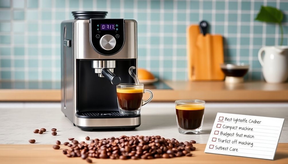 affordable espresso machine selection