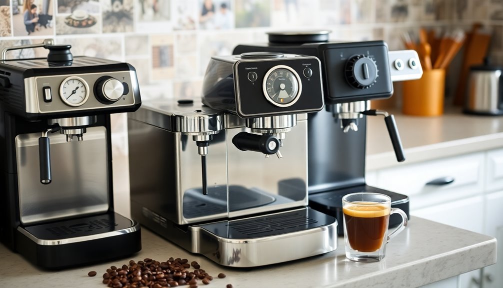 affordable espresso machine selection