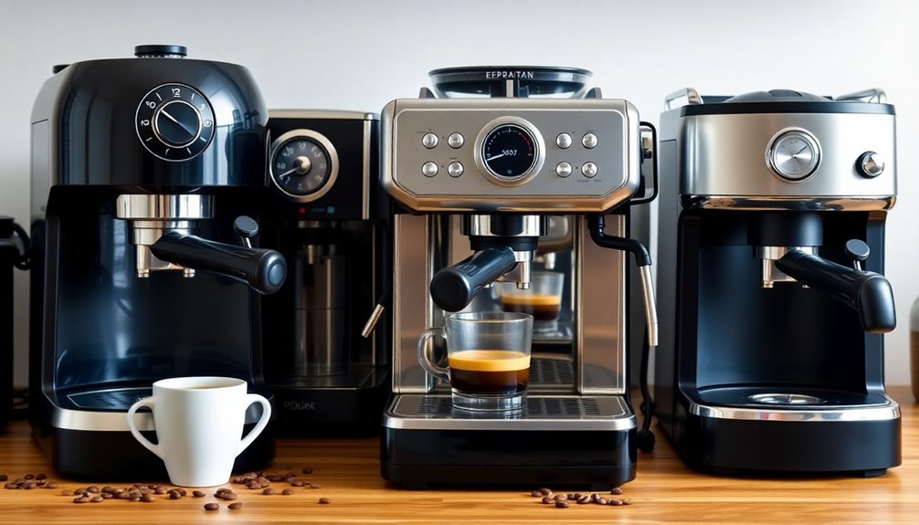 affordable espresso machine selection