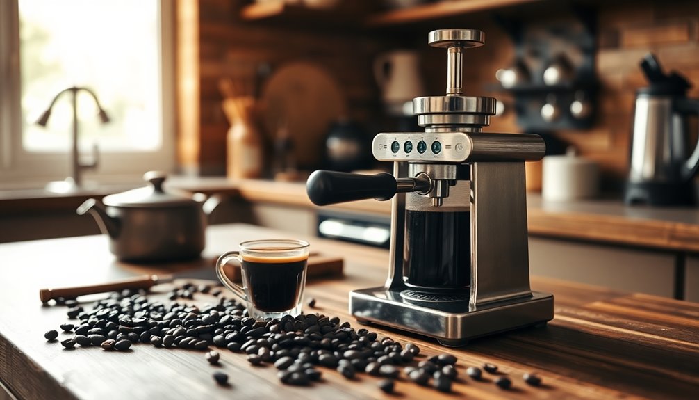 affordable hand press espresso machines