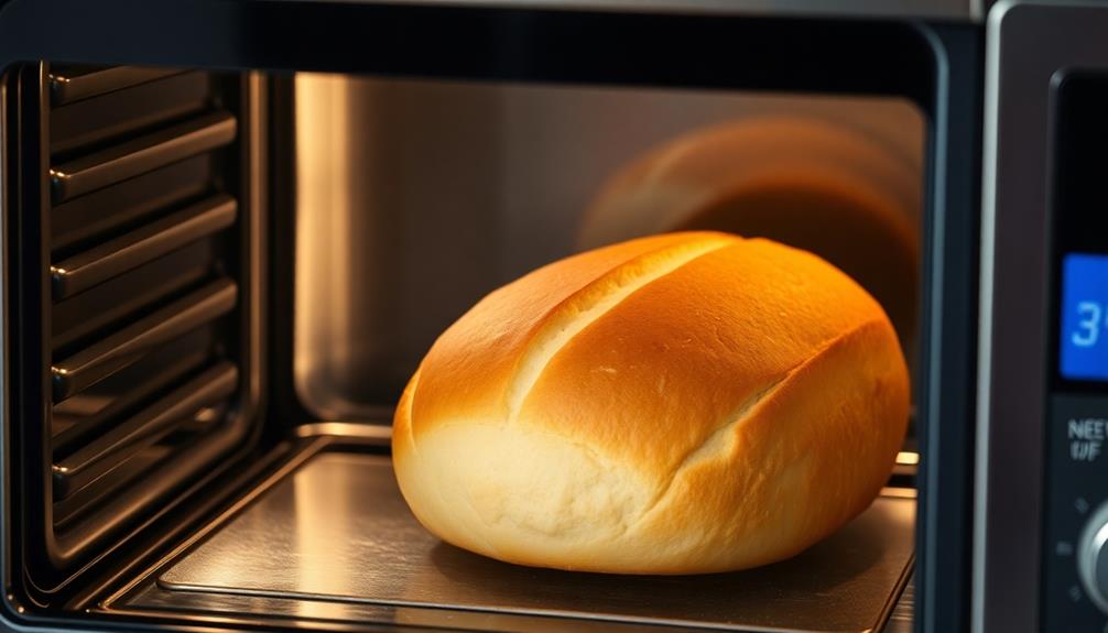 bake at steady temperature