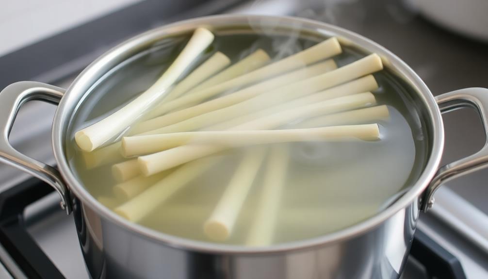 blanch bamboo shoots preparation