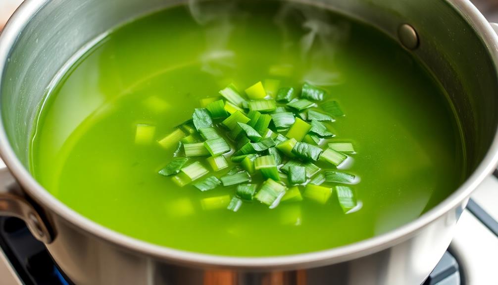 boil afang leaves process