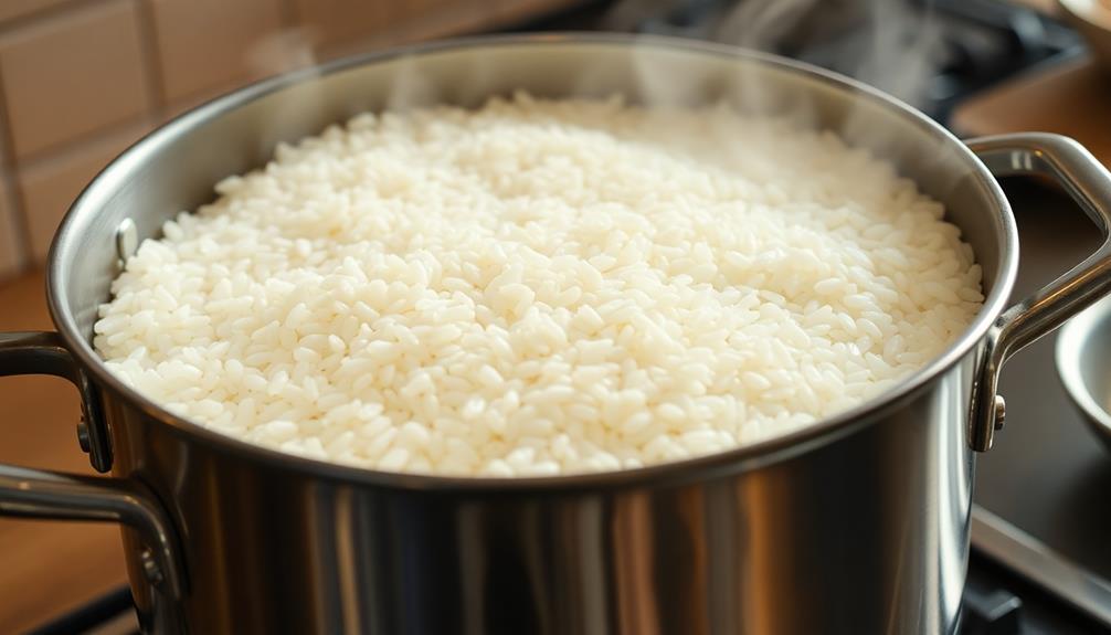 boil soaked rice thoroughly