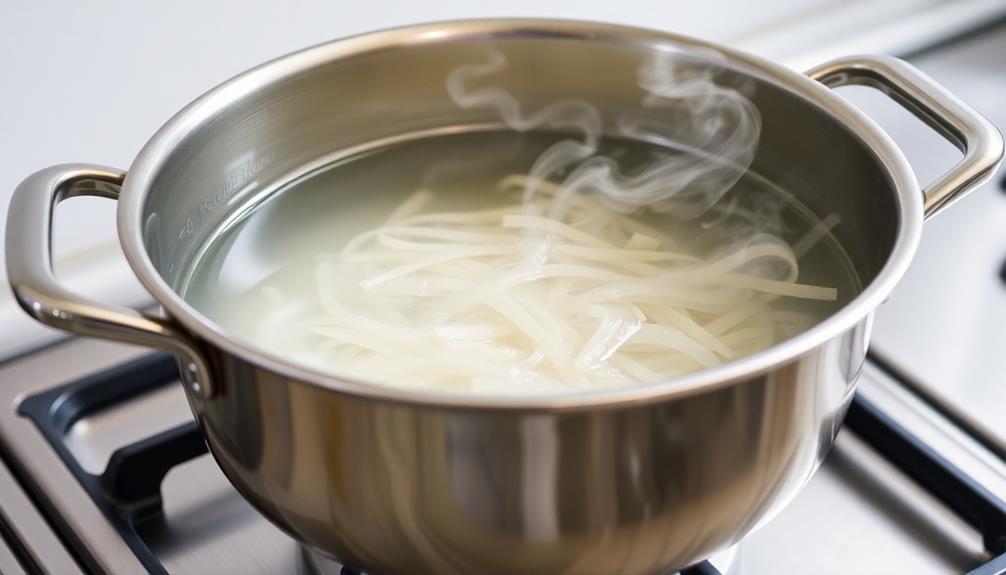 boil water for noodles