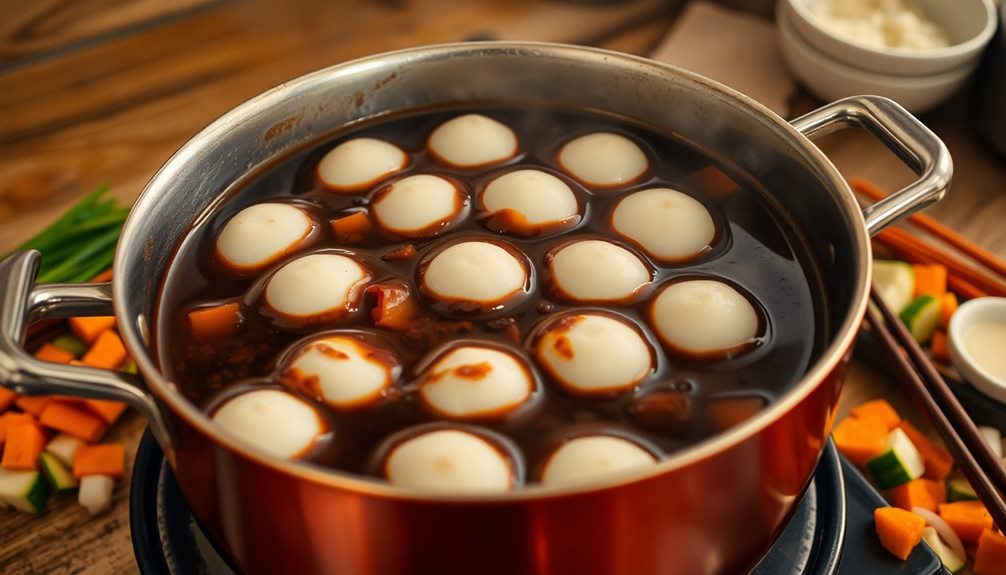 briefly boil rice cakes