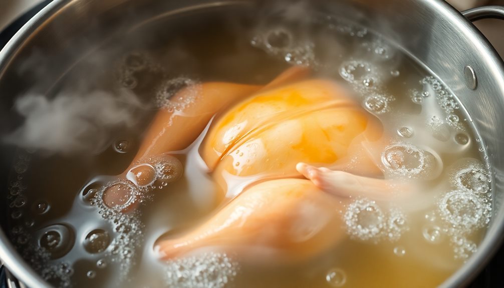 bring chicken to boil